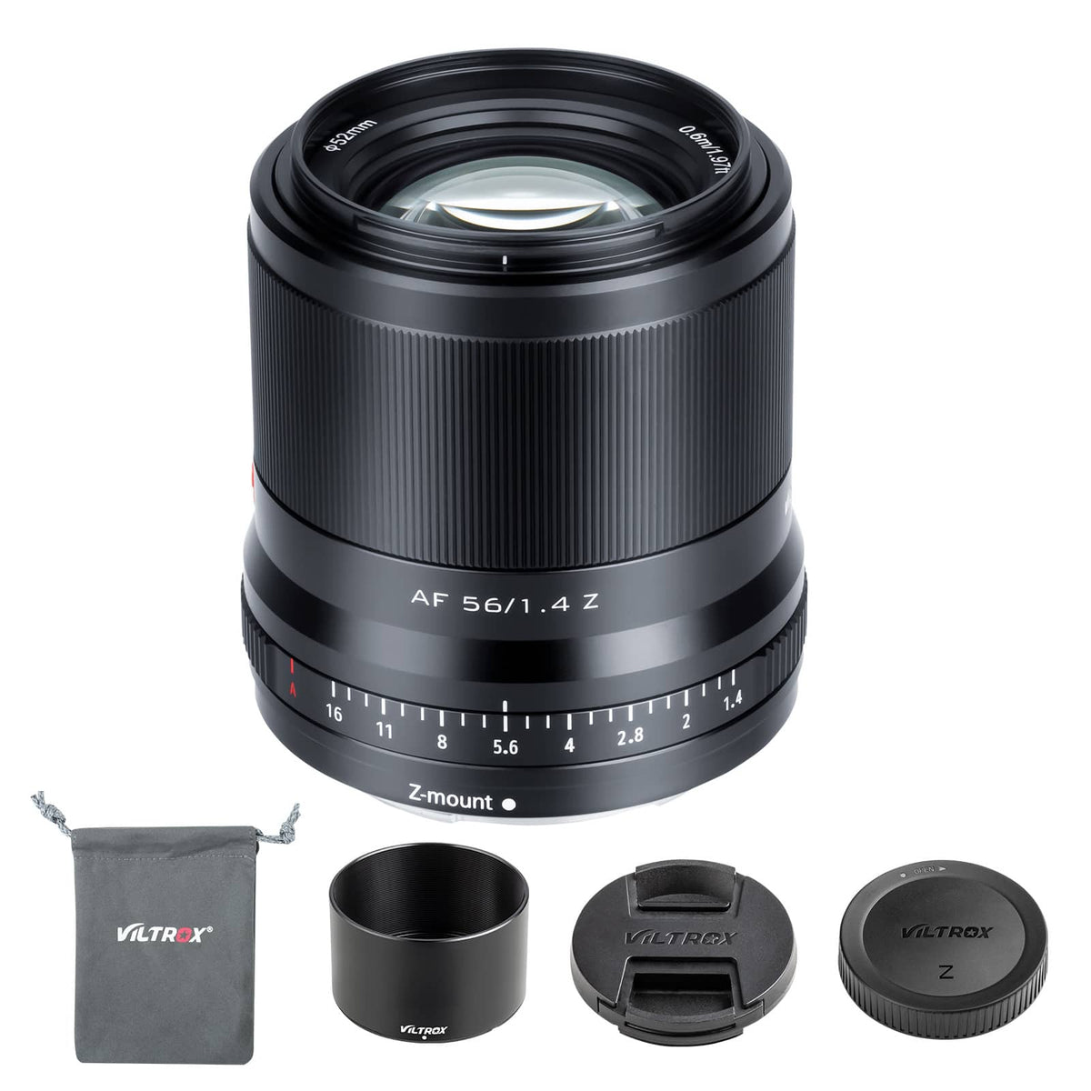 Viltrox 56mm F1.4 STM Nikon Zマウント用 オートフォーカス 広角レンズ