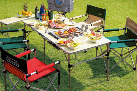 Coleman スリム四折BBQテーブルの商品紹介 | hinata〜もっとそとが好き