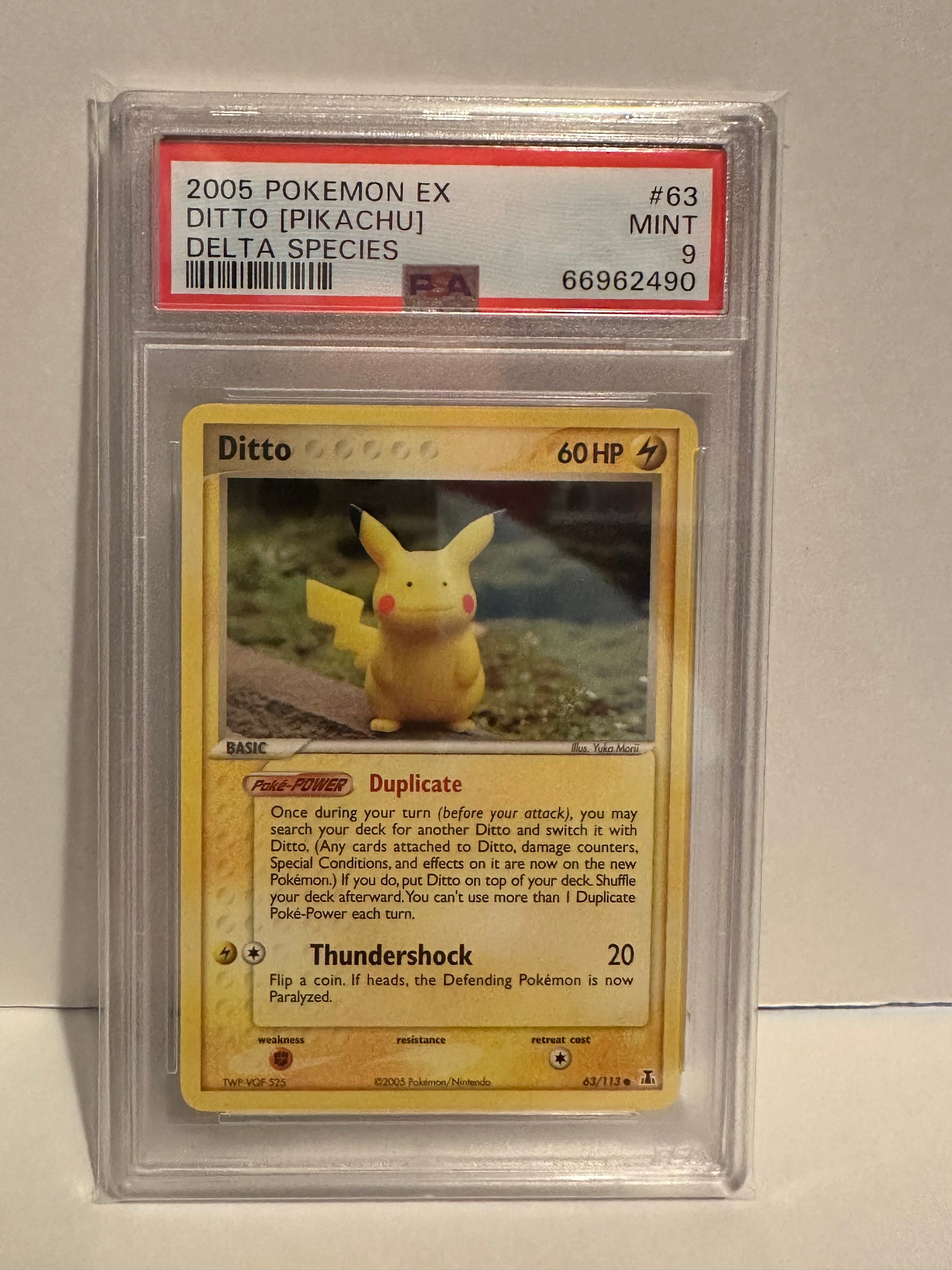 PSA 9 Ditto [Pikachu] (Graded Card) – Phurion