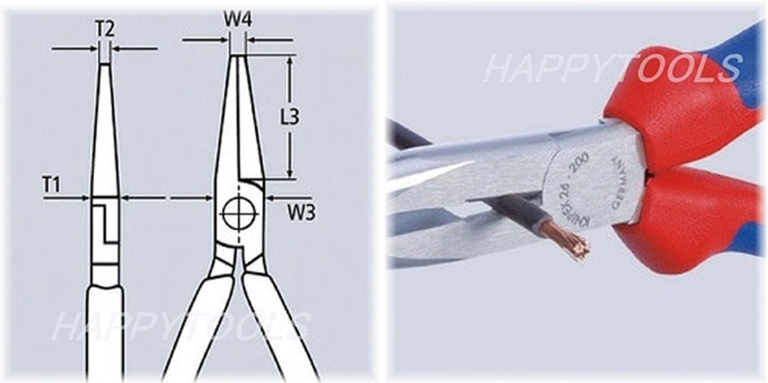 2615-200 クニペックス ラジオペンチ ＜ ハッピーツール 自動車用機械