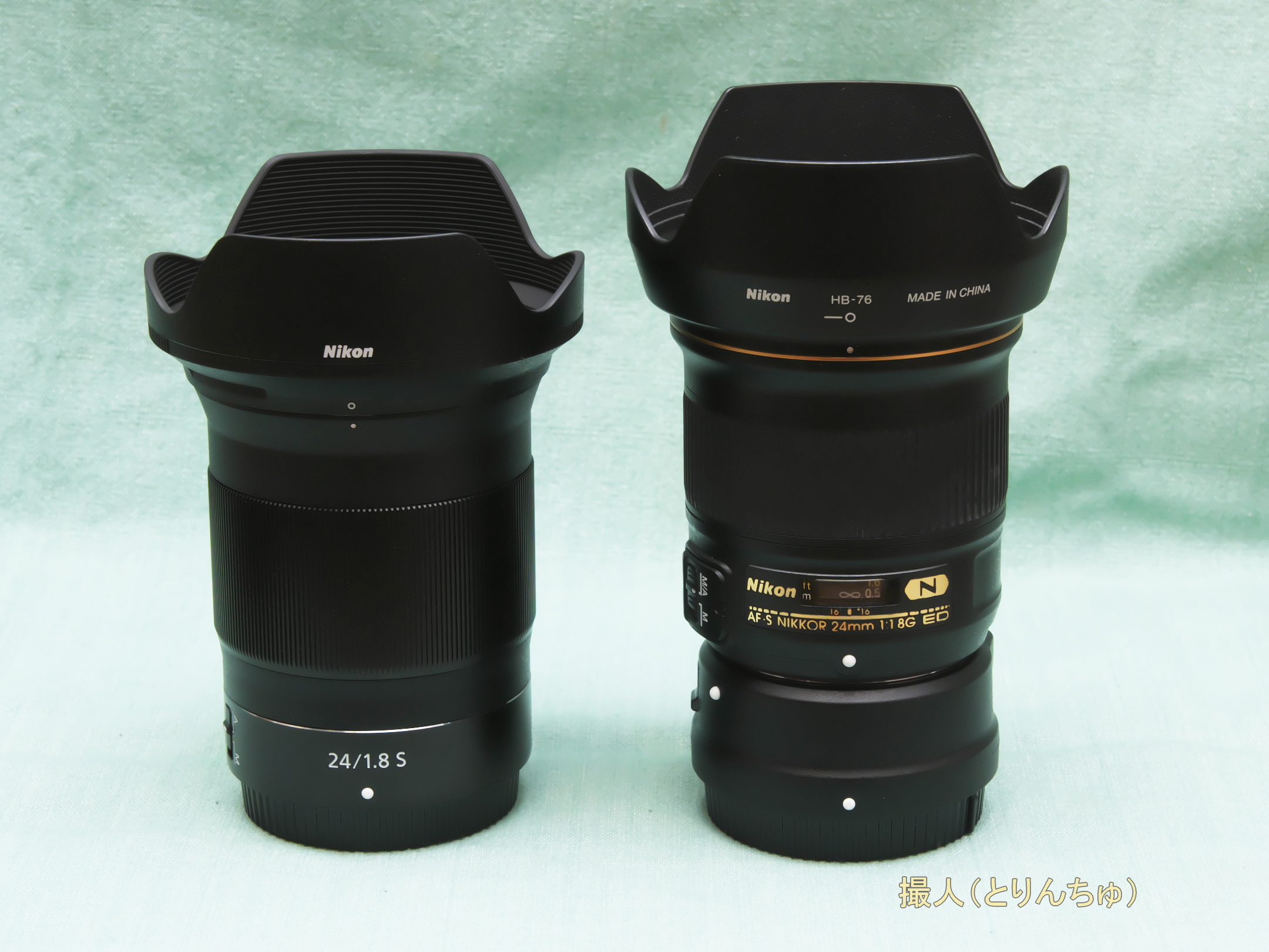 NIKKOR 24mm レンズの比較 | 撮人（とりんちゅ）