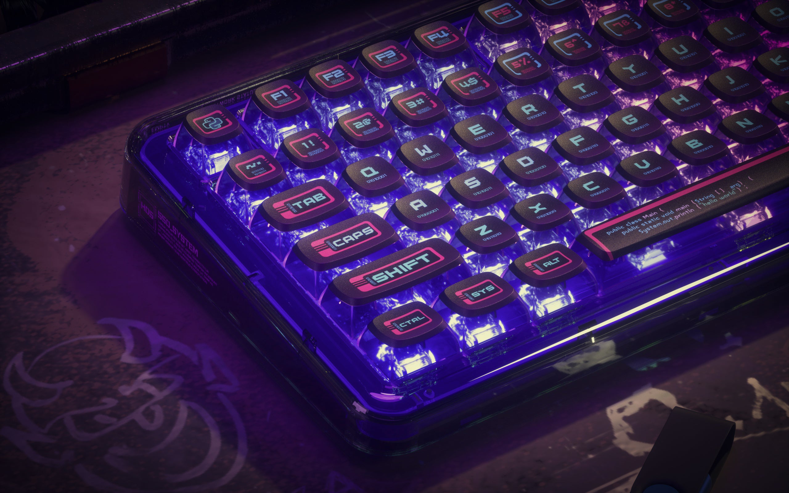 PIIFOX サイバーパンク ASA プロファイル PBT キーキャップ セット 117