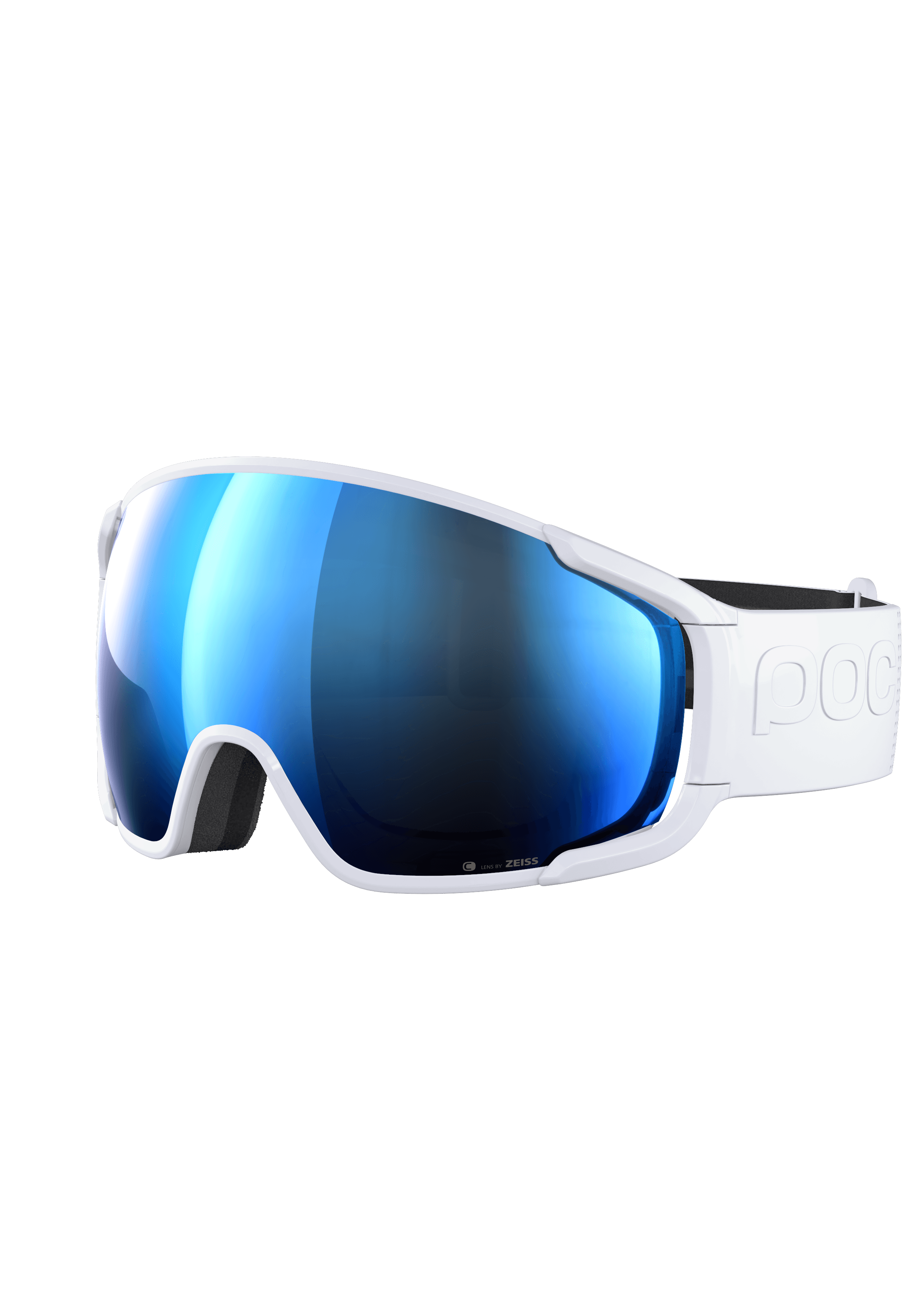 Zonula Wide Fit Ski Goggles in Hydrogen White | Ski Eyewear | POC