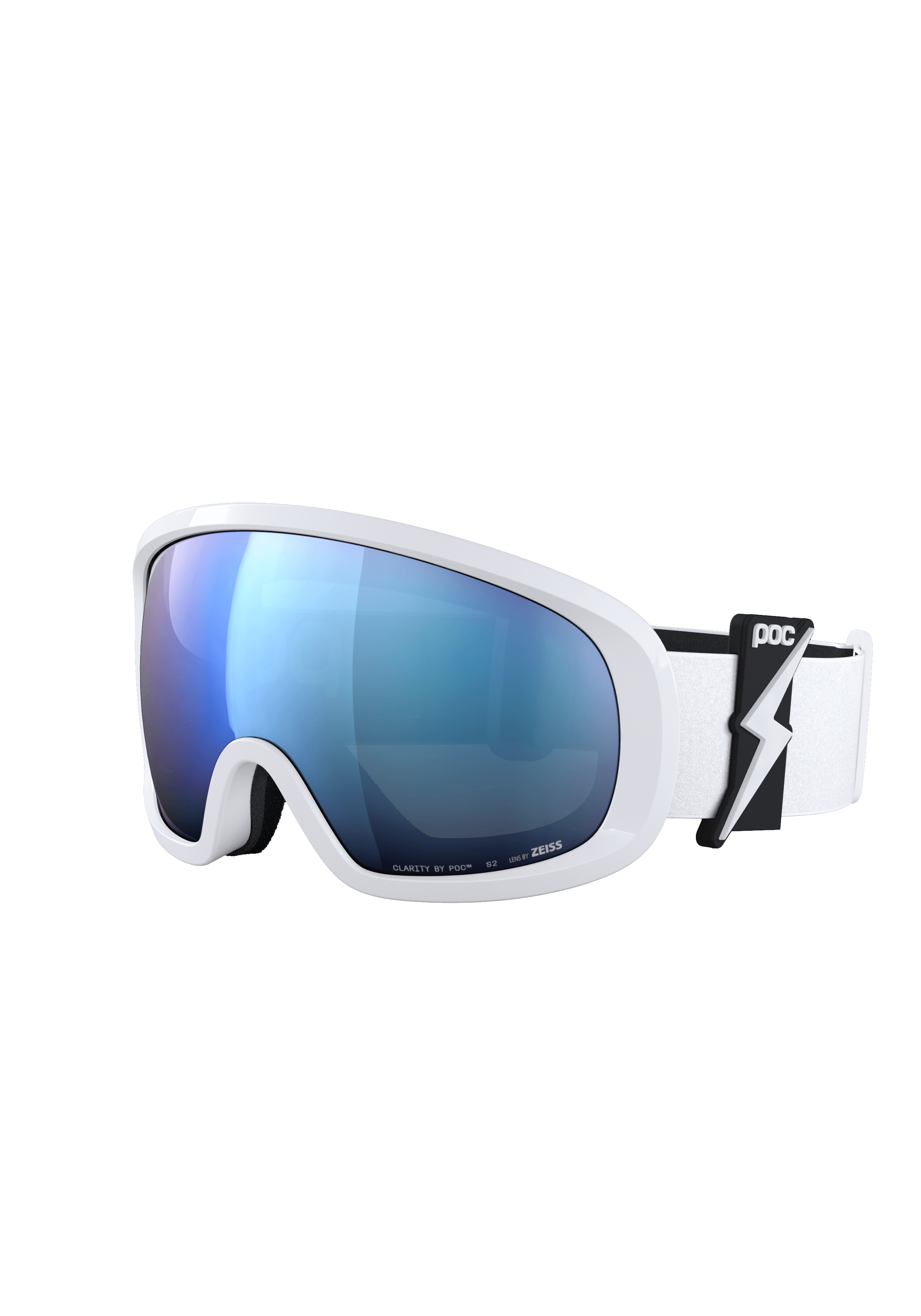Fovea Mid Ski Goggles in Hydrogen White | Ski Eyewear | POC