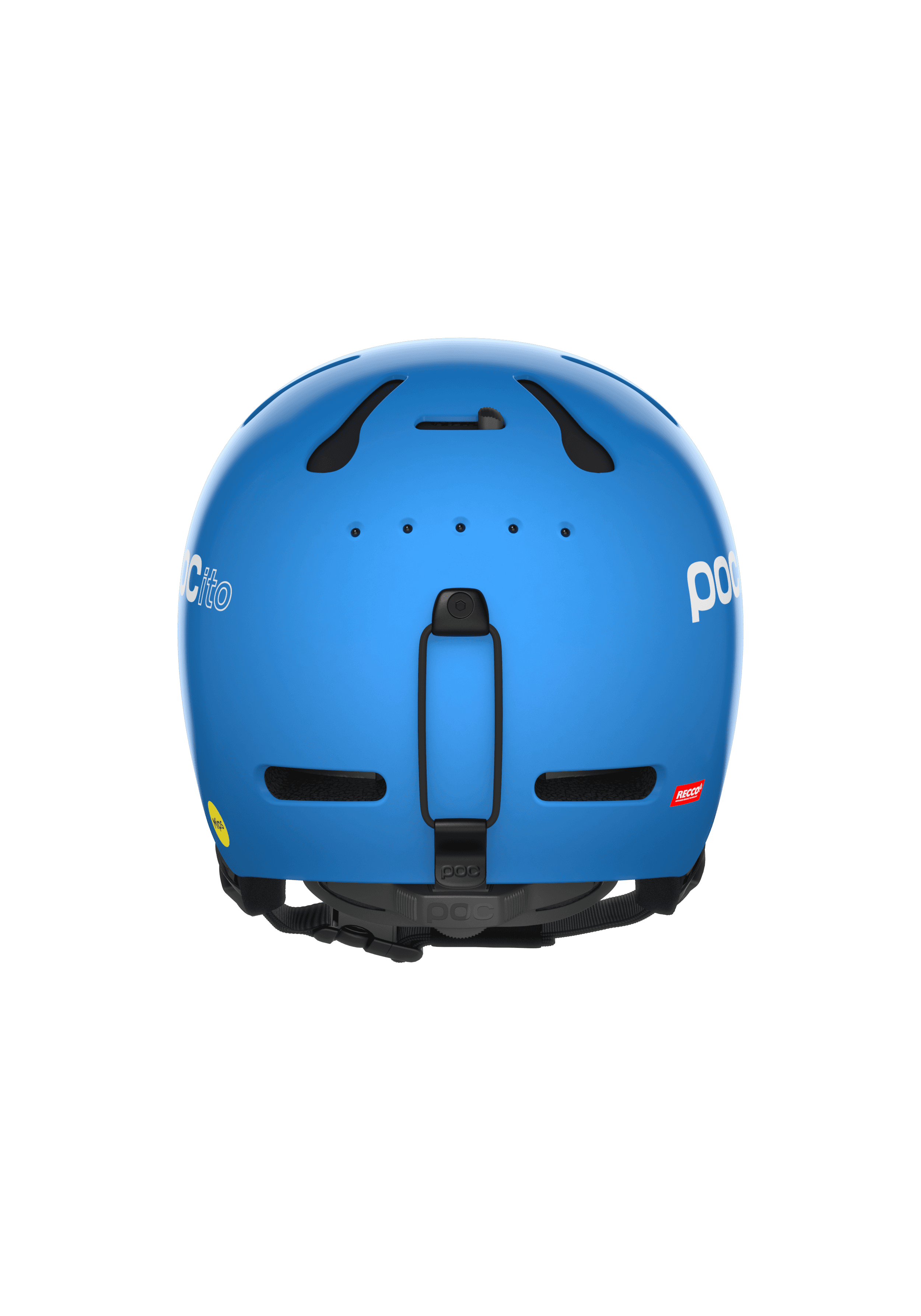 POCito Auric Cut MIPS Ski Helmet in Fluorescent Blue | POC (CA)