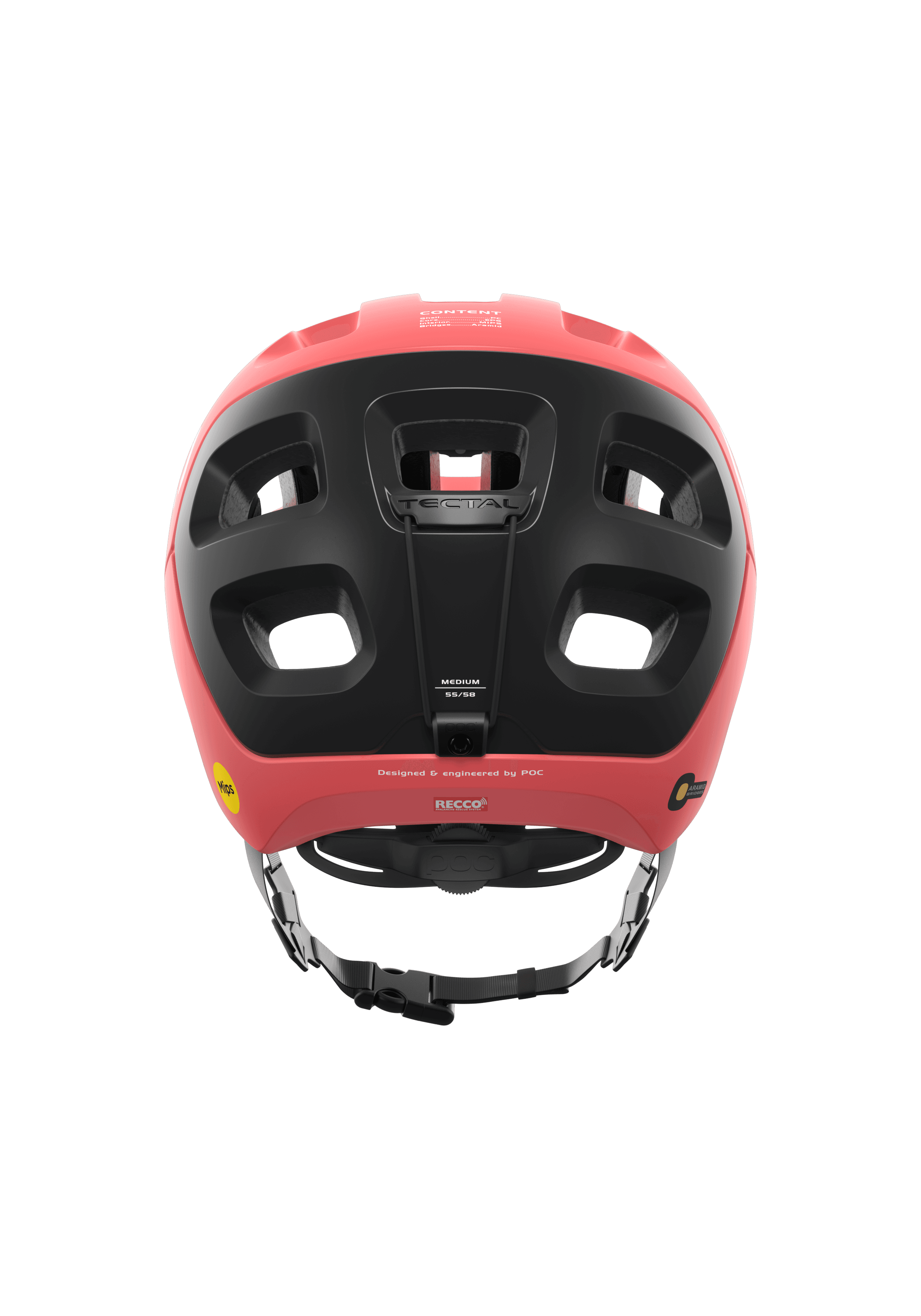 Tectal Race MIPS MTB Helmet in Ammolite Coral/Uranium Black Matt