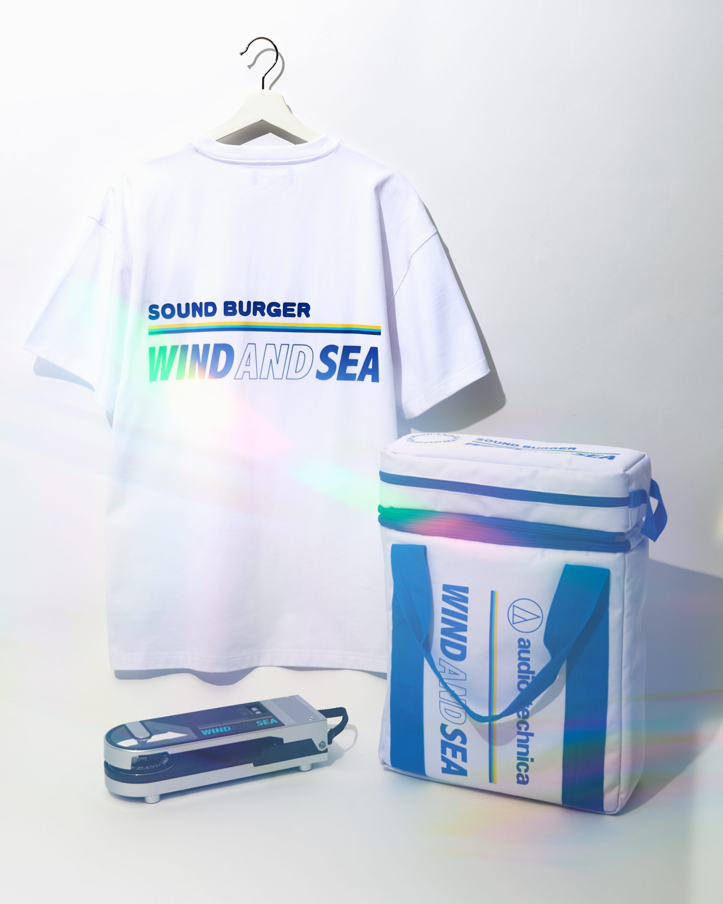 サウンドバーガー」と〈WIND AND SEA〉のコラボレーションが数量限定で