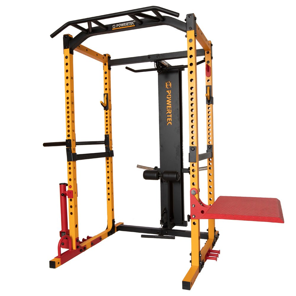 Workbench® Power Rack | Yellow | Powertec | Home Gym