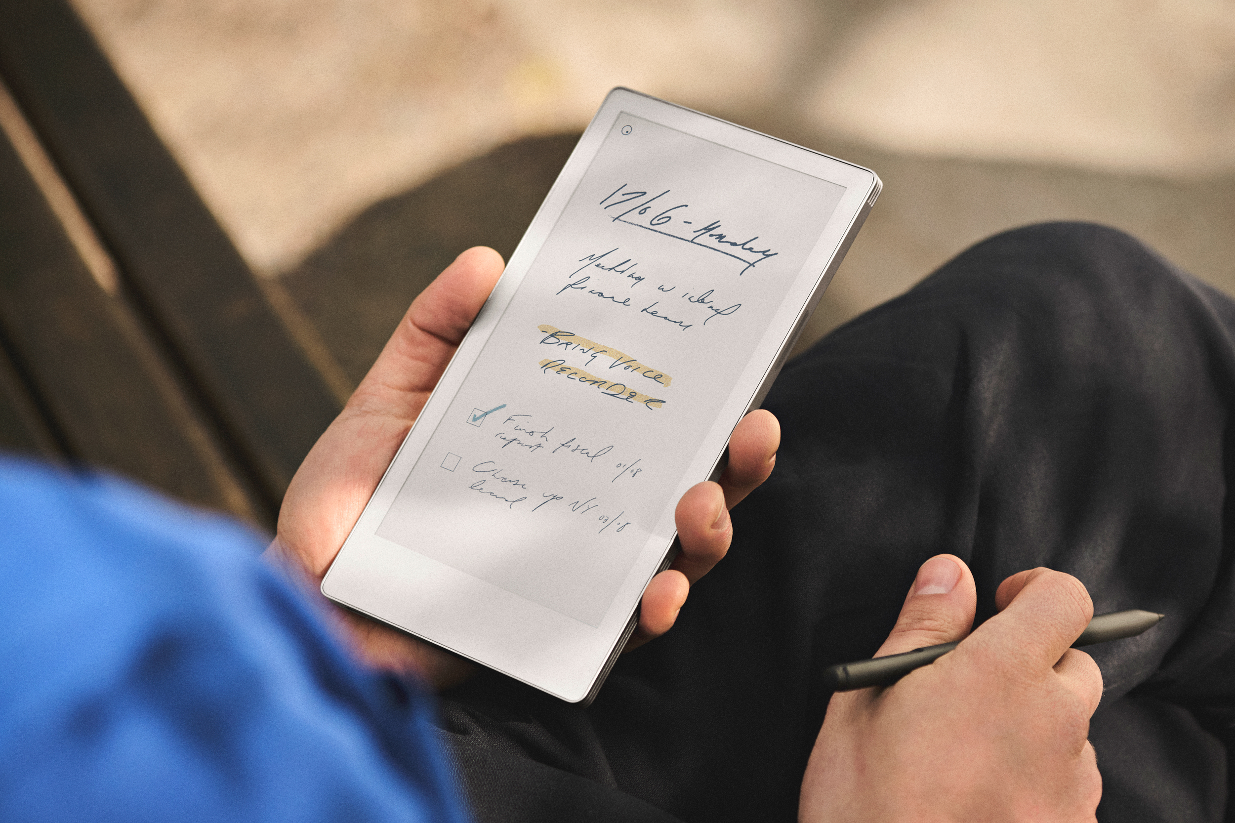Remarkable's Paper Pro Move digital notepad is smaller than a