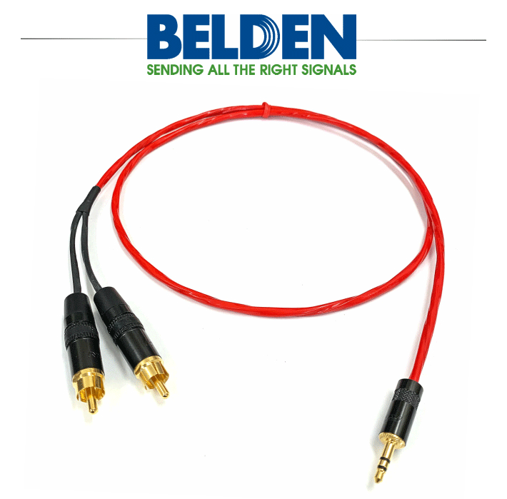 ミニステレオプラグ用ケーブル ベルデン88760 ラインケーブルの王者
