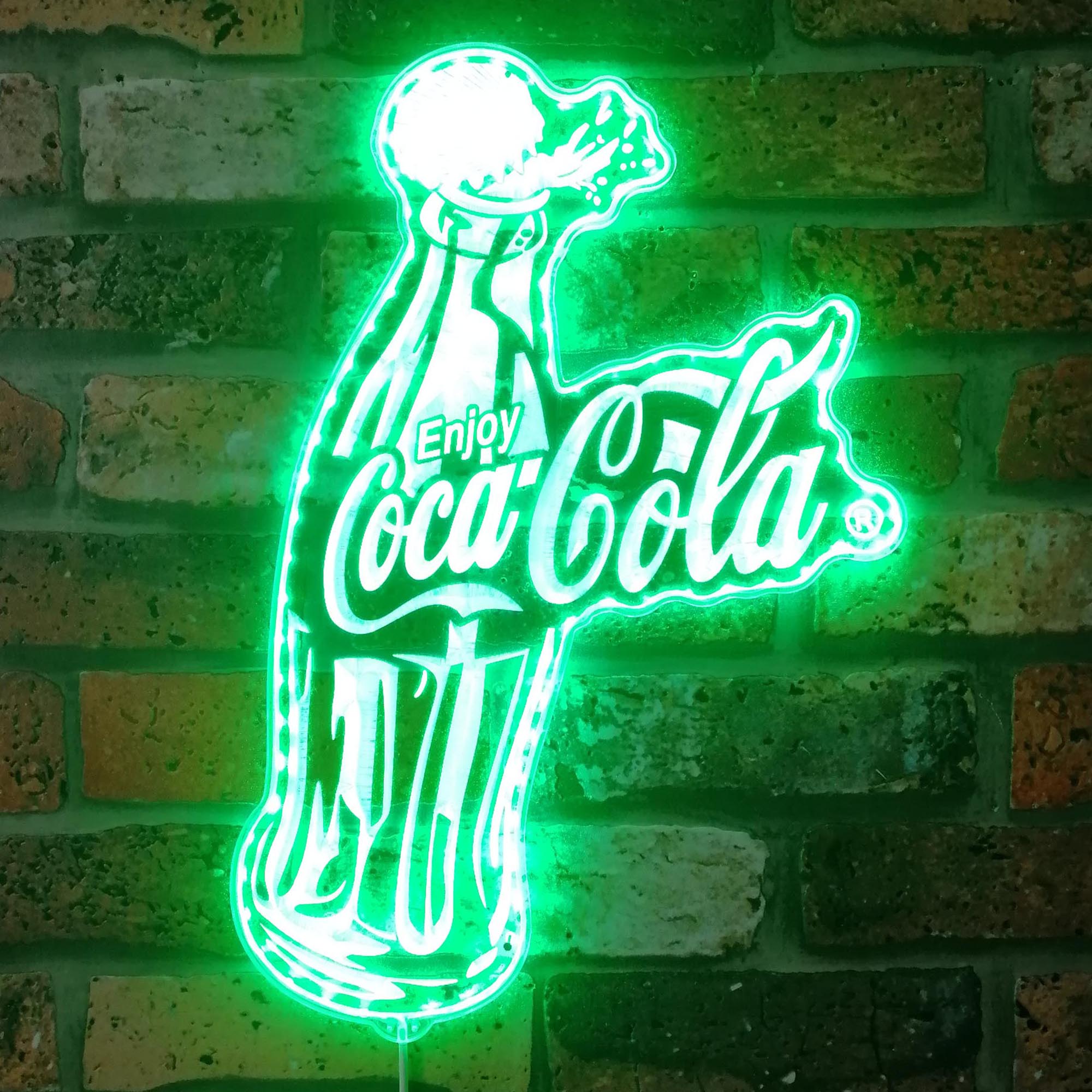 Coca Cola Bottle Dynamic RGB Edge Lit LED Sign | PROLEDSIGN