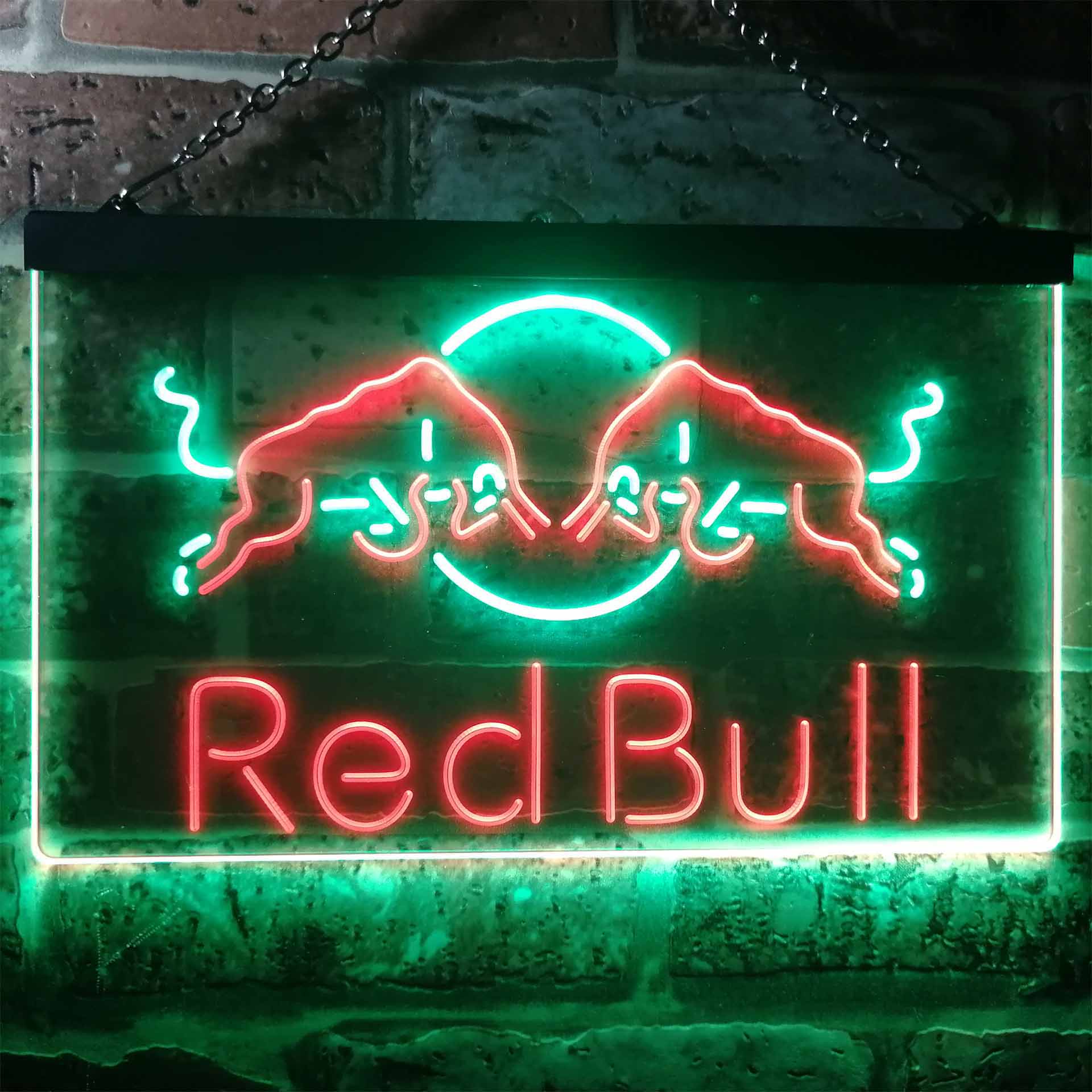 Red Bull Home Bar Neon-Like LED Sign | Home Bar Gift