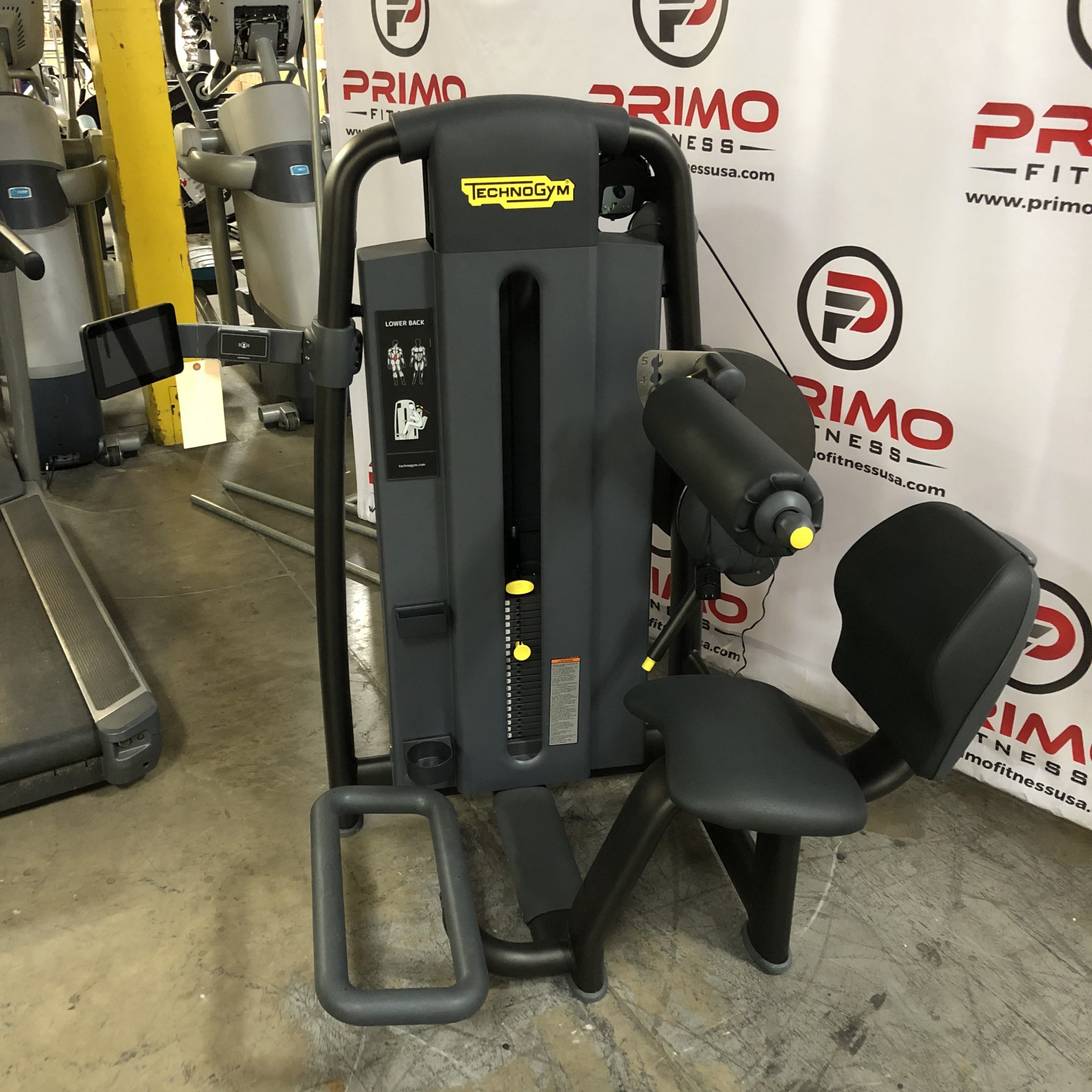 Technogym Lower Back with Monitor - Primo Fitness