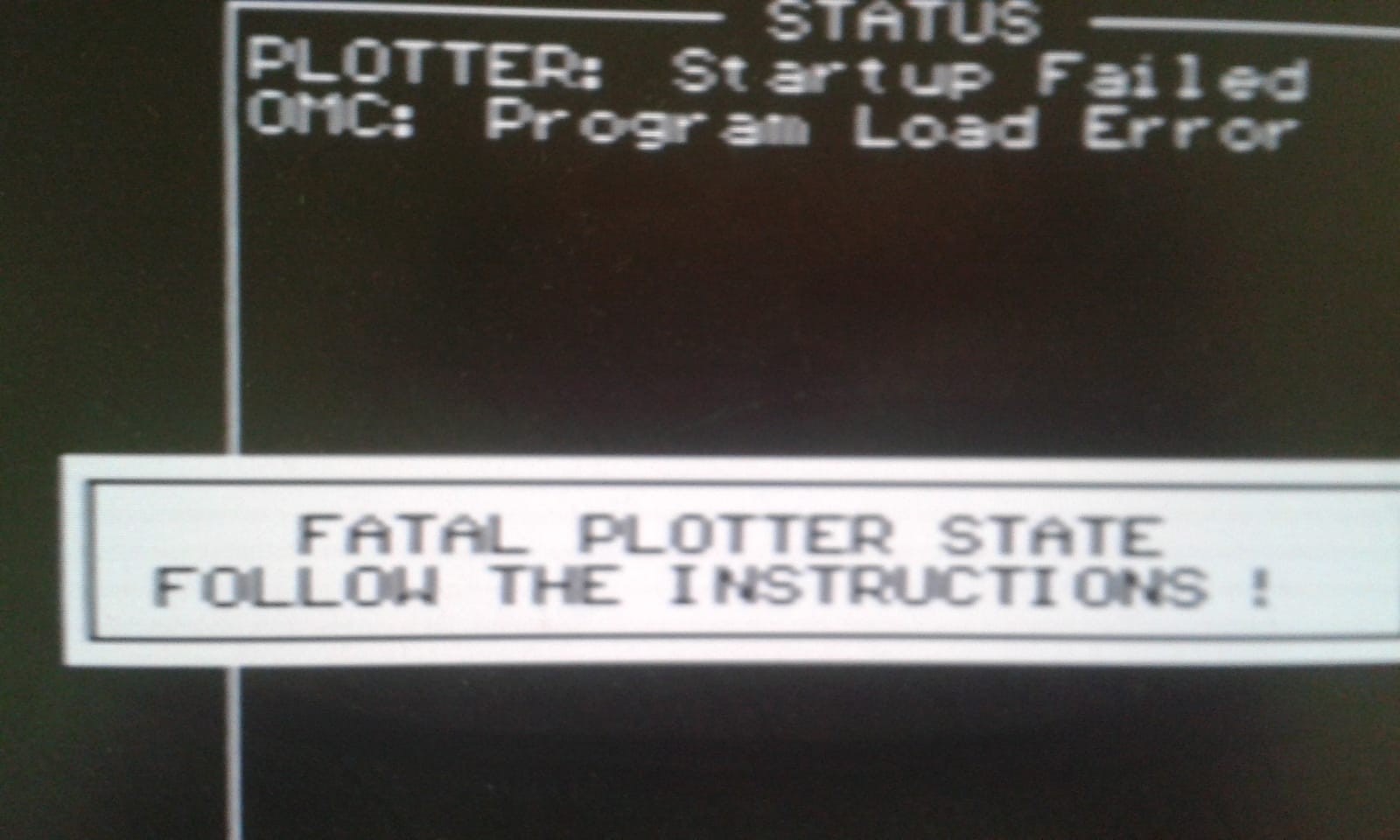 Dolev 800 v2 Open Error (OMC: Program Load Error) | PrintPlanet.com