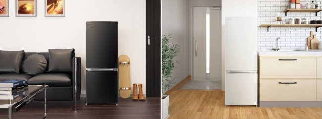 インテリアに調和する、単身世帯向け2ドア小型冷凍冷蔵庫「BSシリーズ