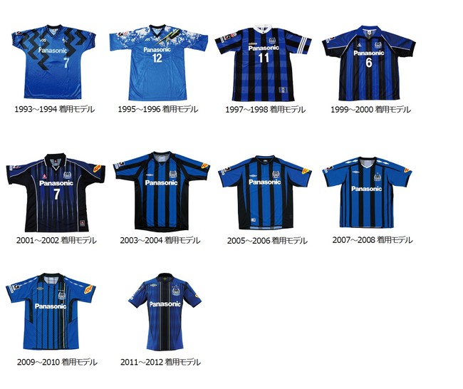 ガンバ大阪クラブ創立 30 周年記念マッチ特別ユニフォーム作成の