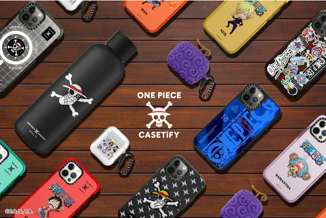 ルフィ率いる麦わらの一味がテックアクセになって登場！CASETiFYとONE