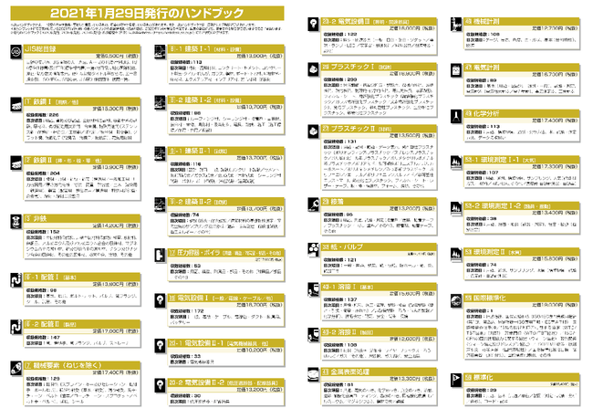 最新版】2021年1月発売分 JISハンドブック好評販売中！ | 一般財団法人