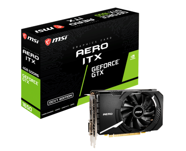 MSI初、DDR6メモリを搭載したNVIDIA GeForce GTX 1650「GeForce GTX