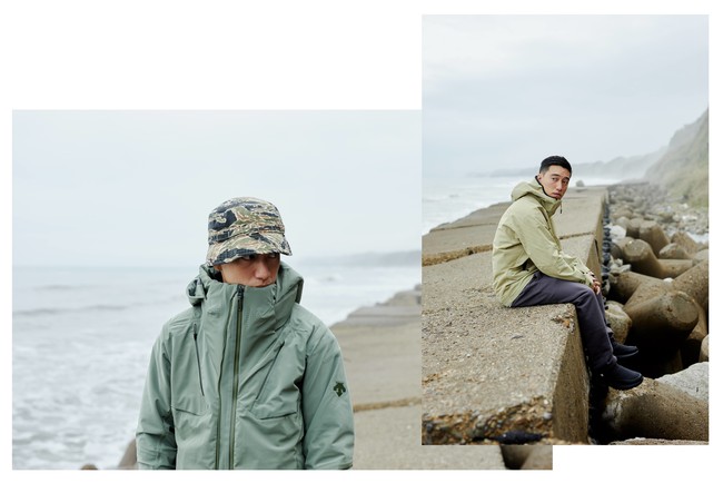 DESCENTEの高機能ジャケット“S.I.O”を採用した「DESCENTE × atmos