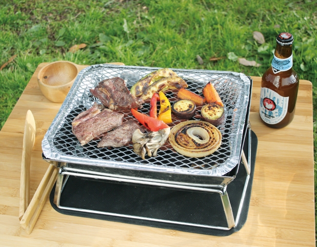 パッと広げて超簡単にBBQができると話題の「Smart BBQ」に注目