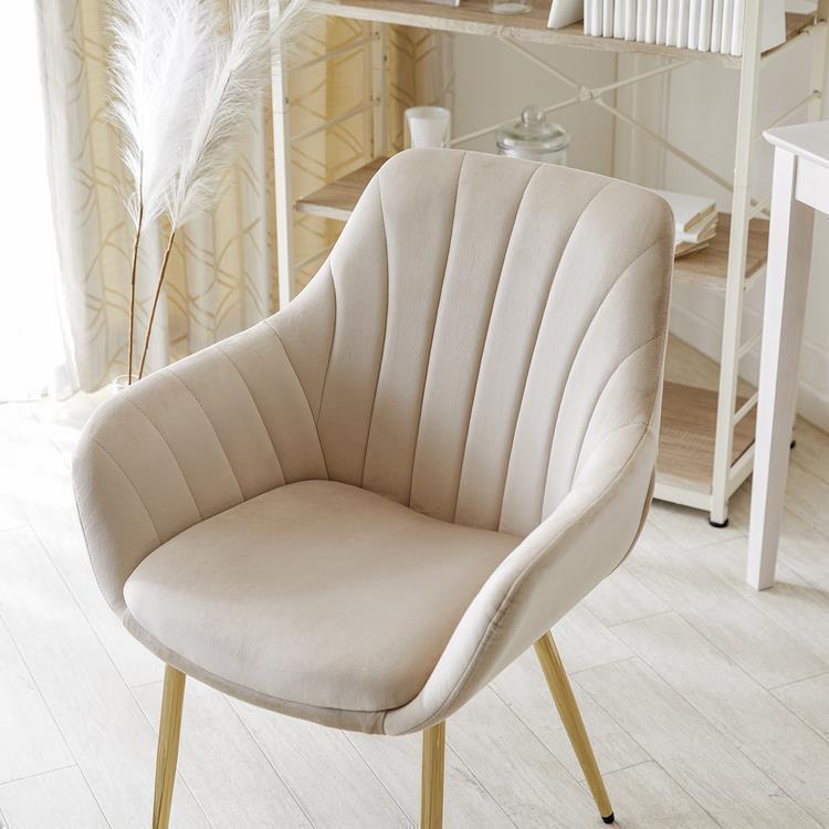 WEB限定】 ASHEL jelly デスクチェア 4本脚 ラテベージュ(ラテベージュ