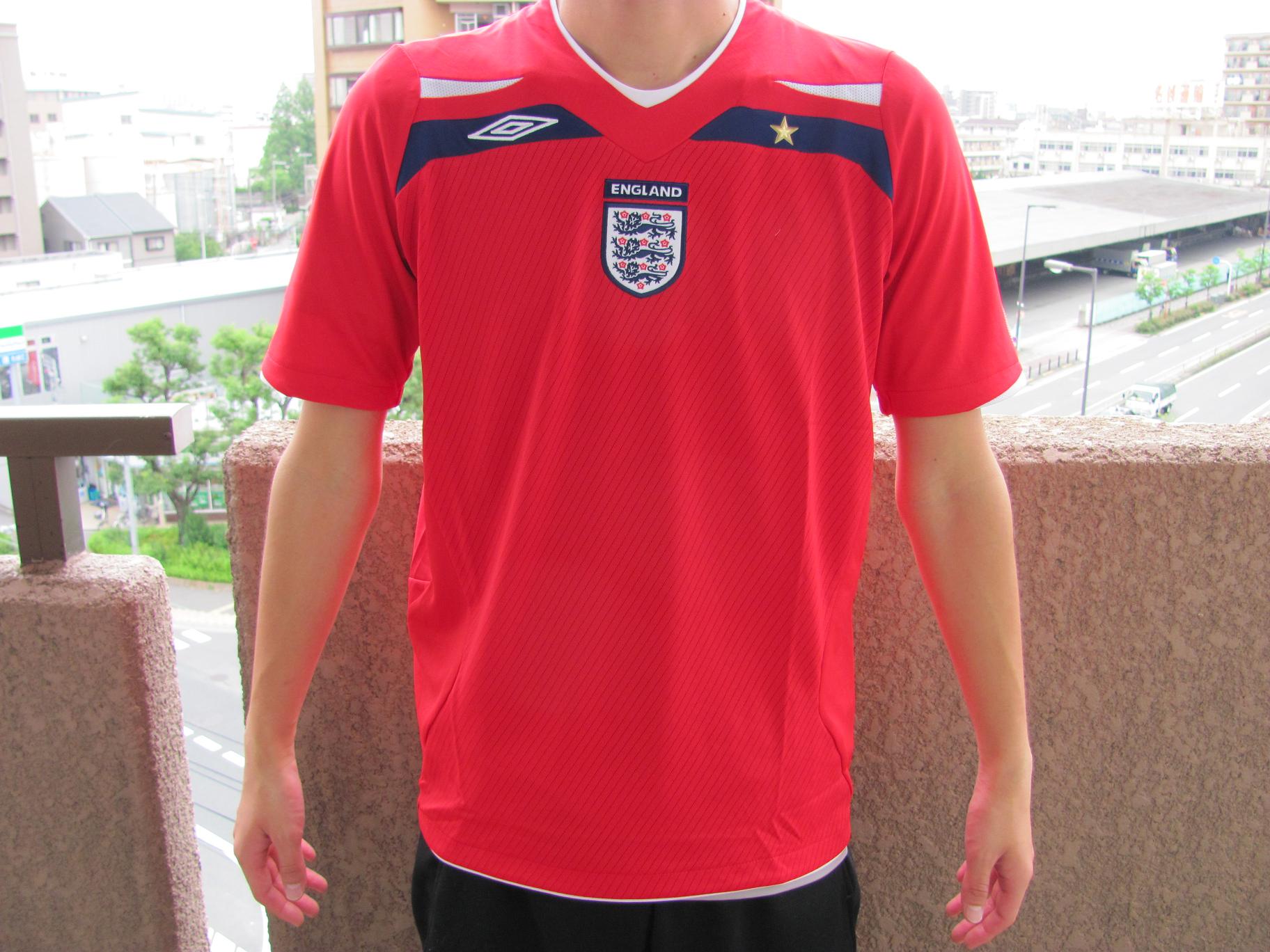 umbro イングランド代表 06 ユニフォーム アウェイ 半袖 7 ベッカム