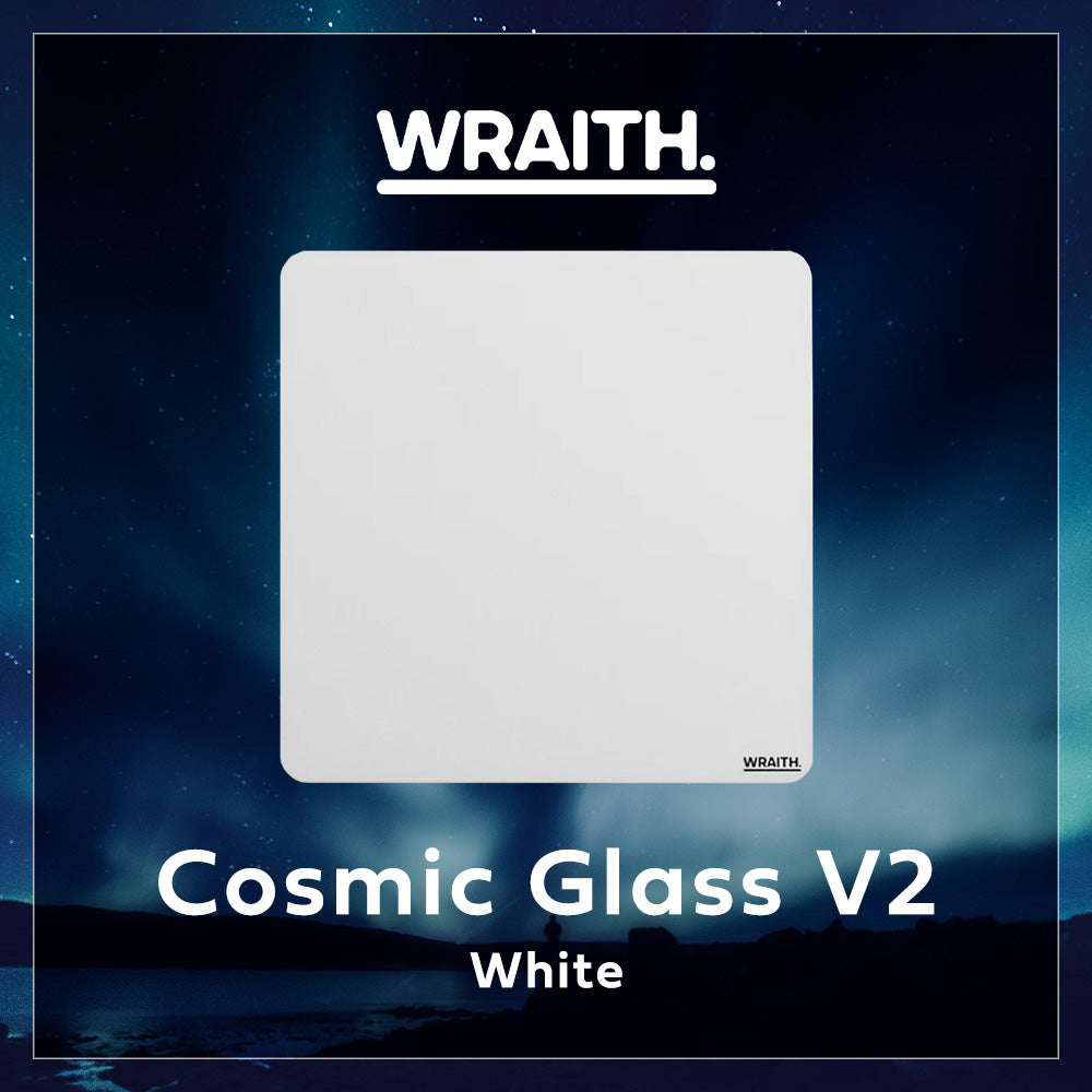 Wraith Cosmic Glass V2 Mousepad White