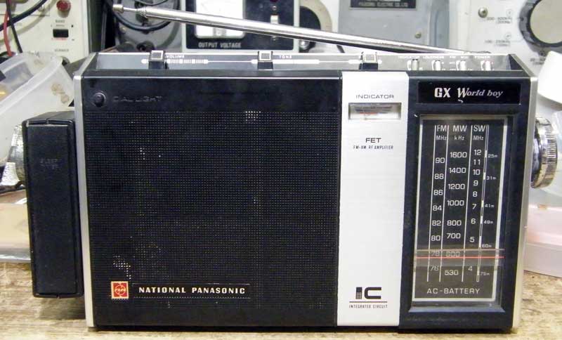 ナショナル ワールドボーイ GX RF－858Dの修理体験記