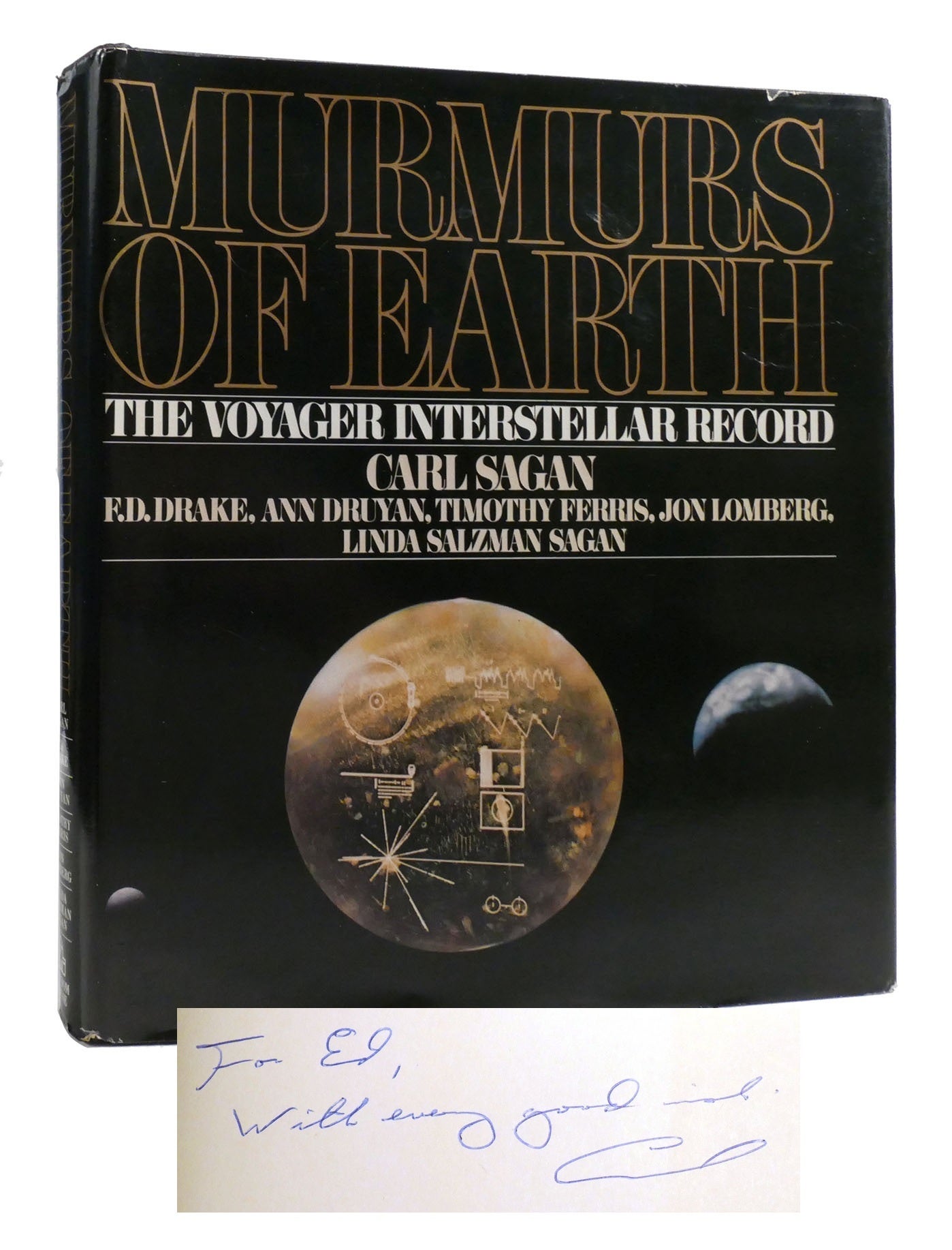 MURMURS OF EARTH The Voyager Interstellar Record Signed | Carl