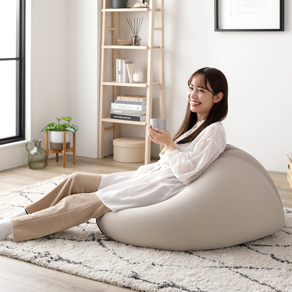 日本製 ビーズクッション 『STIIBO』単品/大きいサイズでゆったりと