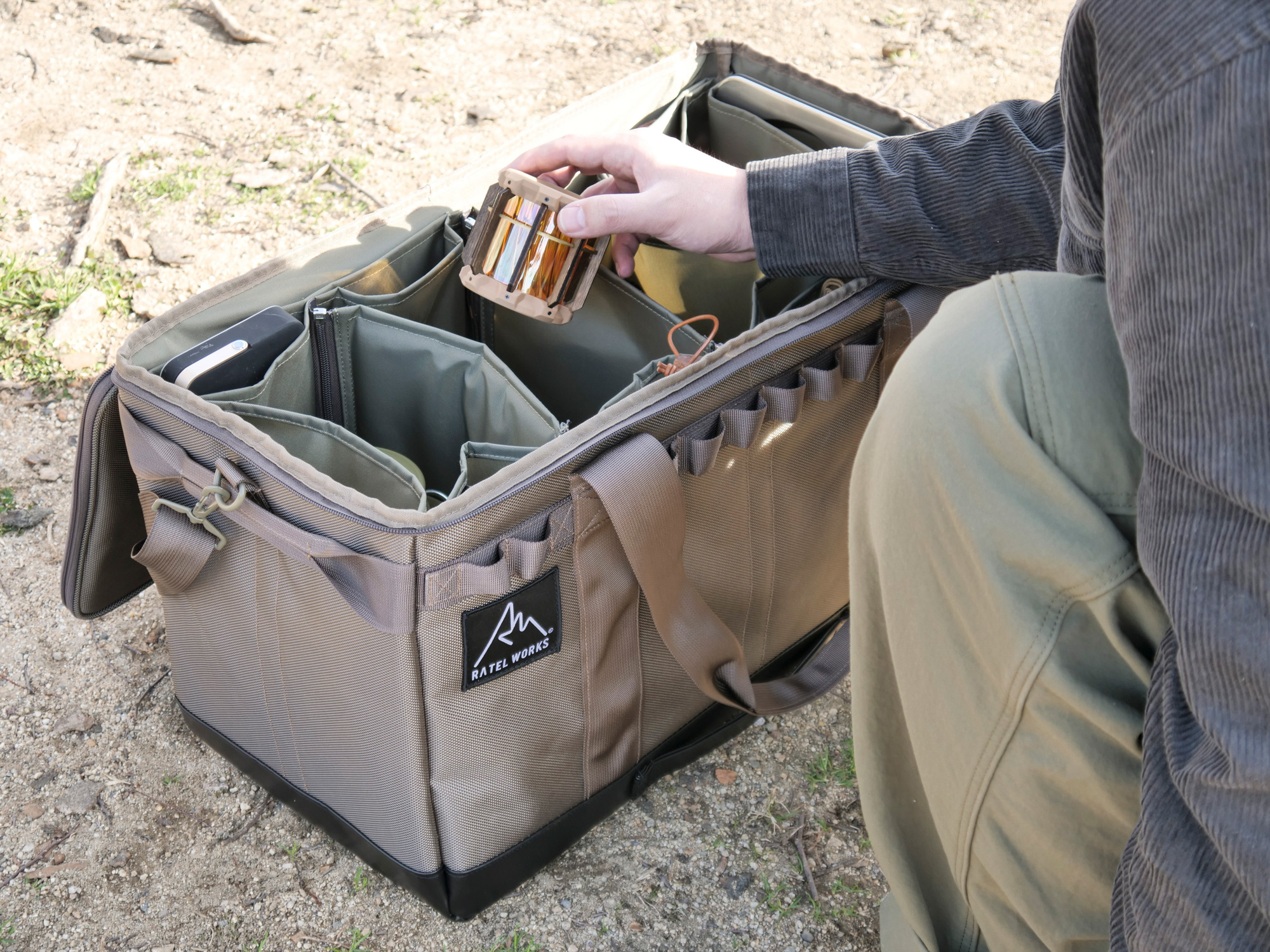 CAMP GEAR BAG (キャンプギアバッグ)BK/GR｜PRODUCT｜ラーテルワークス