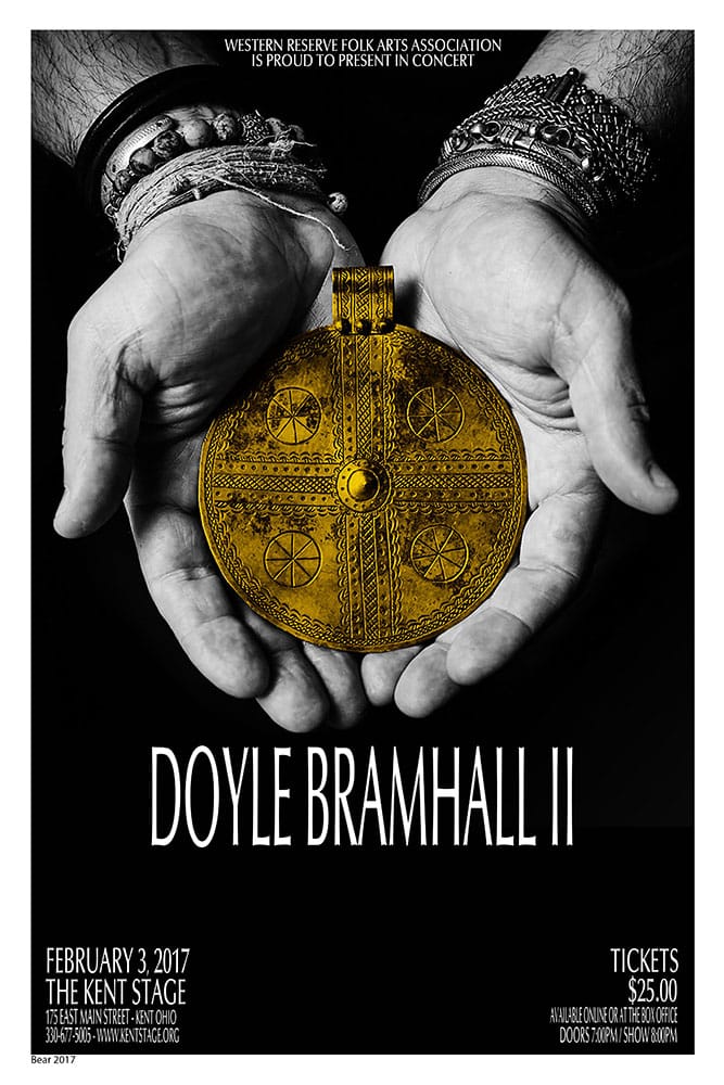 Doyle Bramhall II 2017 Concert Poster - Raw Sugar Art Studio