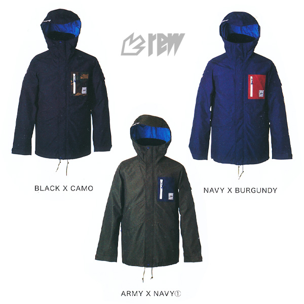 REW スノーボードウェア 16-17