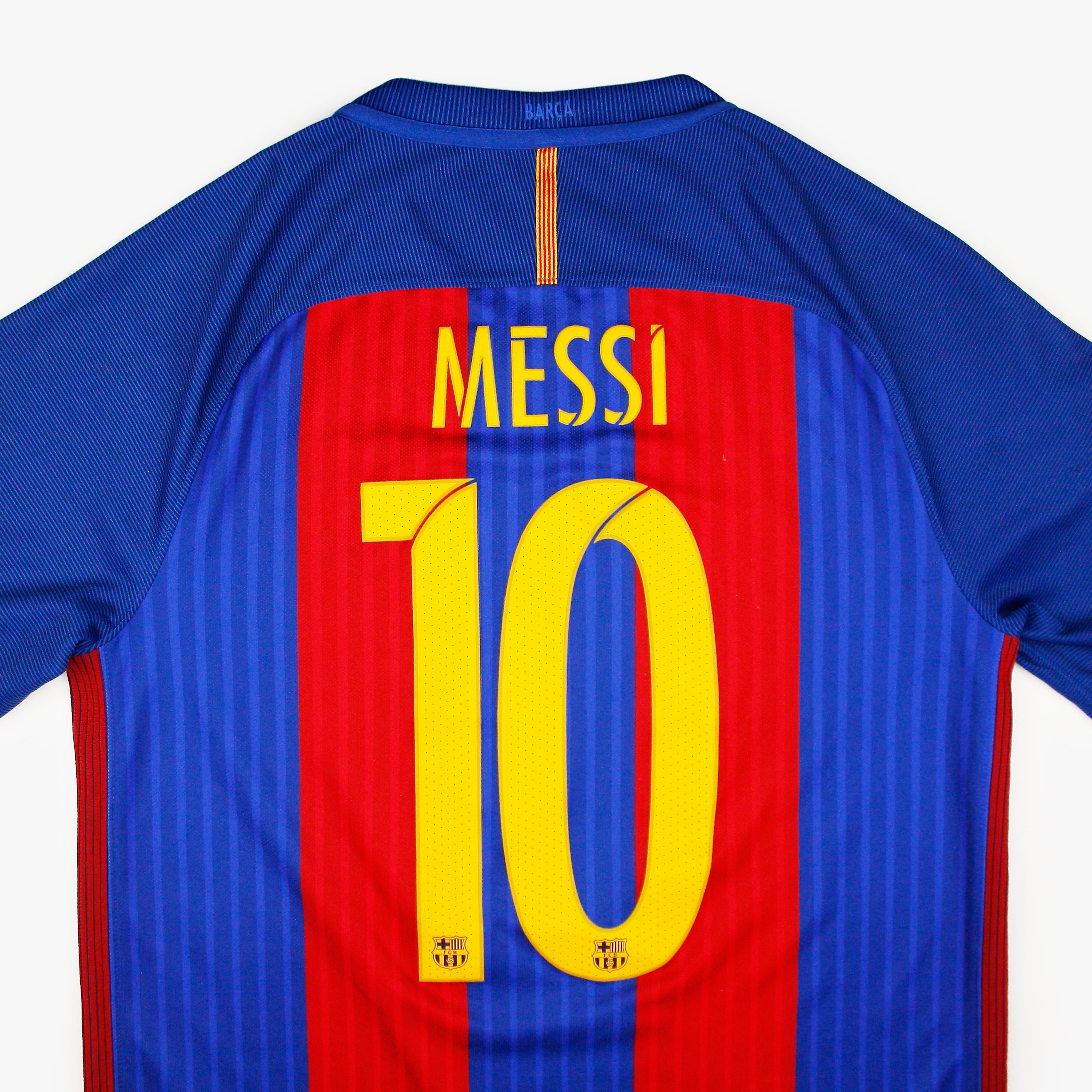 Barcelona 16/17 • Home Shirt • S • Messi #10 – Real Vintage Football