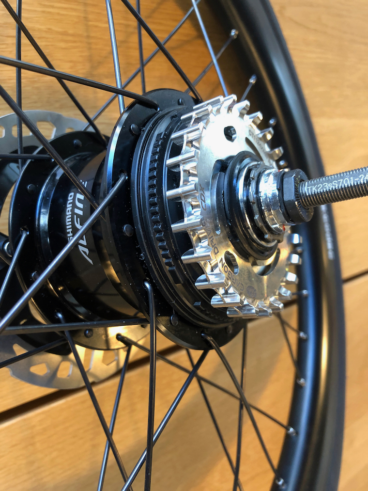 ORIGINAL Rホイール Gates Carbon Drive & Shimano ALFINE 11 | re