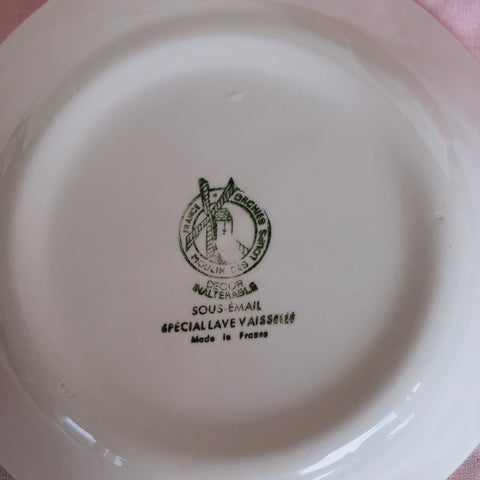 ムーランデルー Moulin des Loups チェック柄 キャロットプレート B