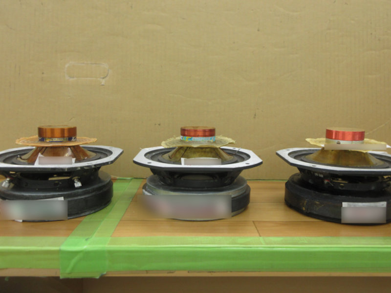 イノウエスピーカー（KIスピーカー） 16㎝フルレンジユニット修理実例