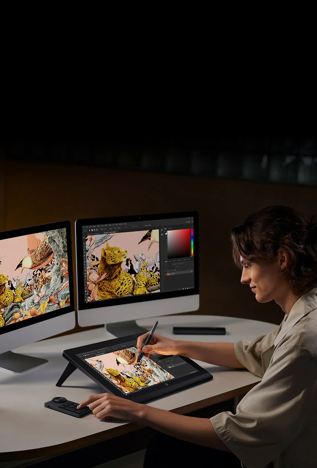 業界初16384レベルの筆圧に対応した液晶ペンタブレット【Artist Pro 16