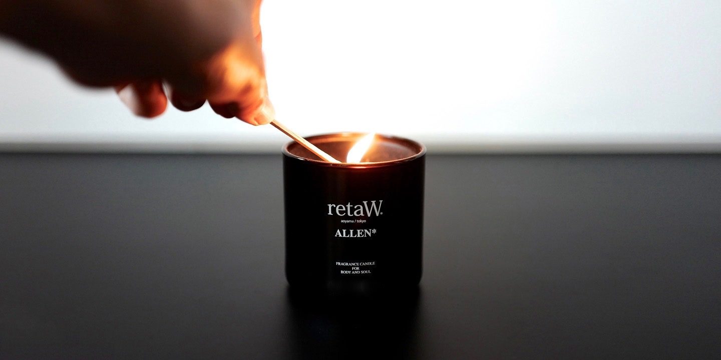 ALLEN*（black）candle | retaW web store