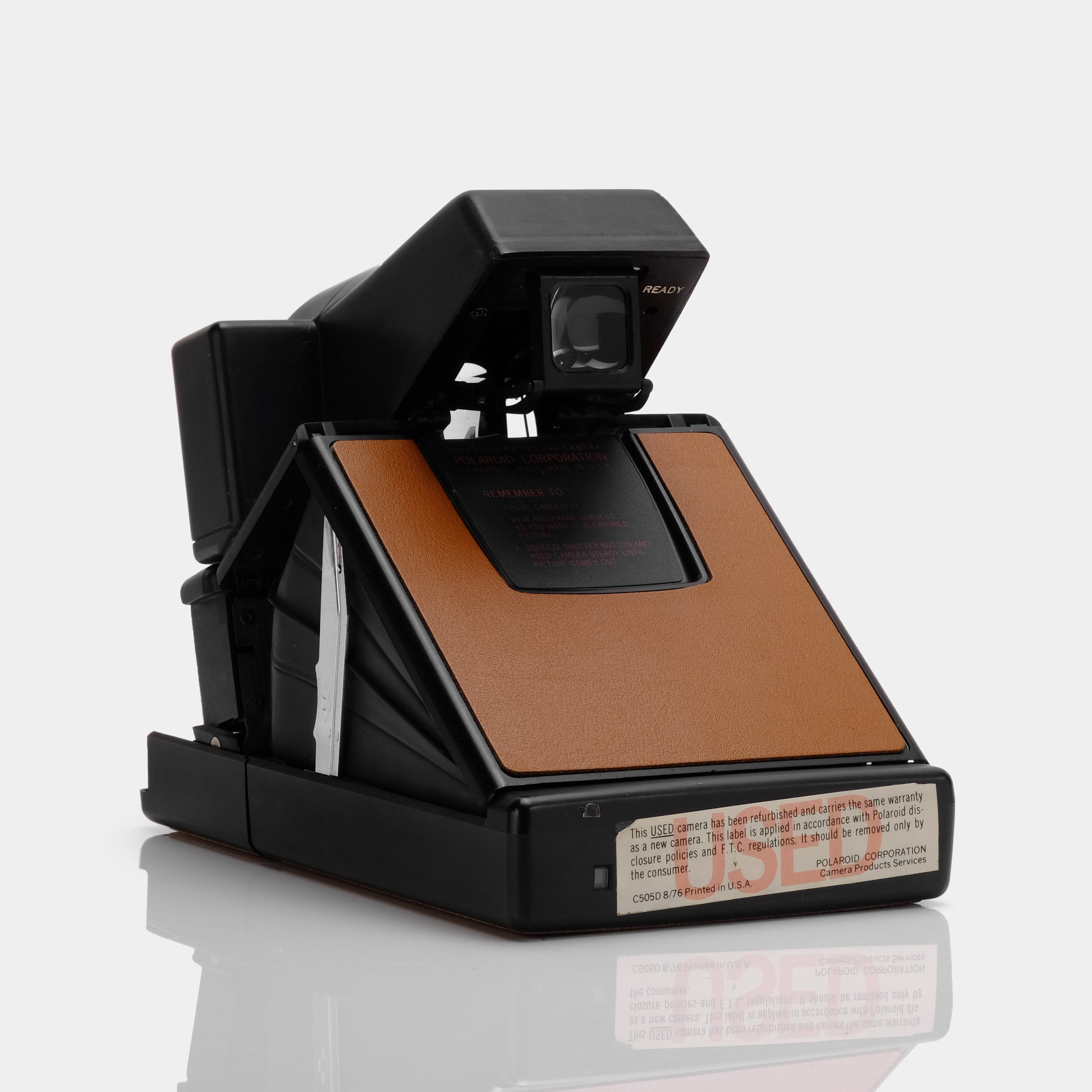 Polaroid SX-70 Sonar Autofocus Conceptual Prototype Folding Instant Fi