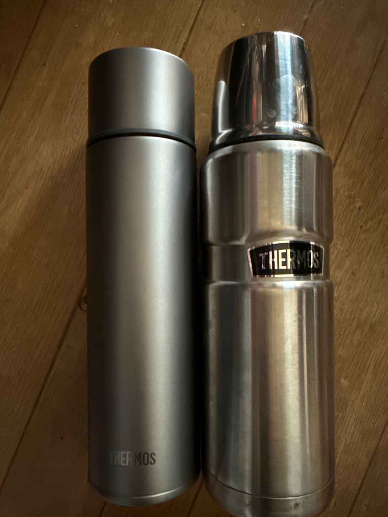 THERMOS 真空断熱チタンボトル 0.5L （チタングレー）FJN-500T TGY