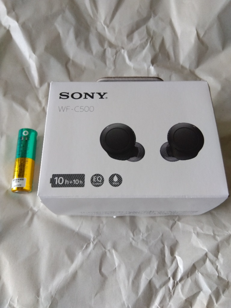SONY ワイヤレスステレオヘッドセット WF-C500（B） ブラック イヤホン