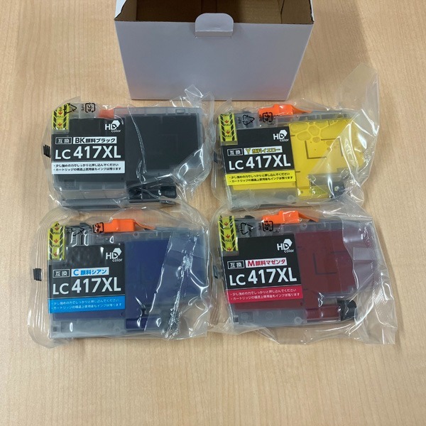 インクのチップス ブラザー インク LC417XL 互換 4色セット LC417XLBK