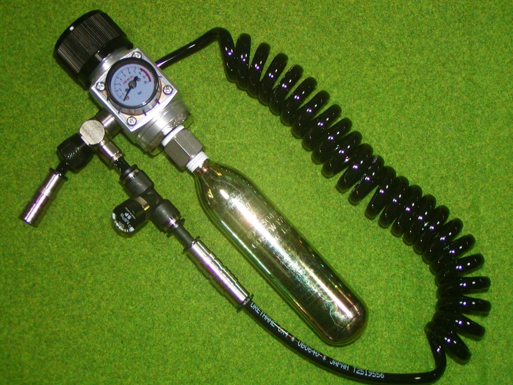 CO2レギュレーター S-1GR03A / 減圧可変式 作用圧力0-0.7MPa 低流量