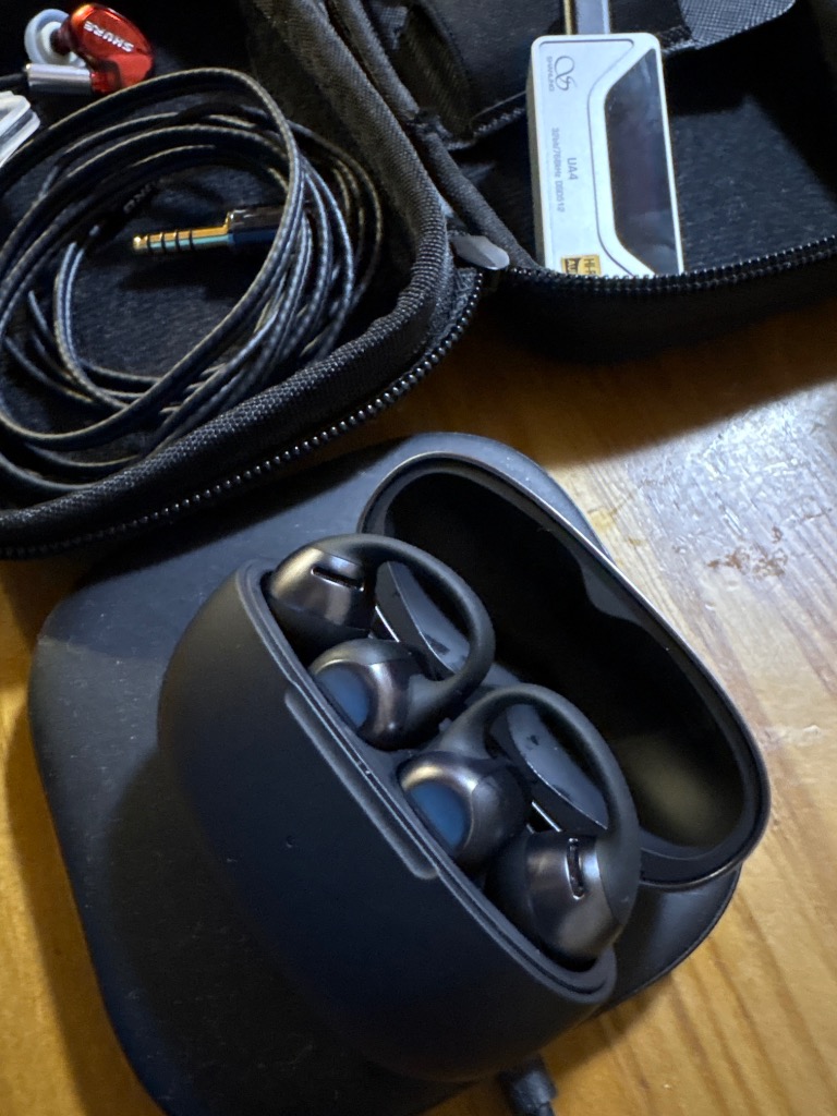 Shokz(ショックス) OPENDOTS ONE Black SKZ-EP-000054 イヤーカフ型