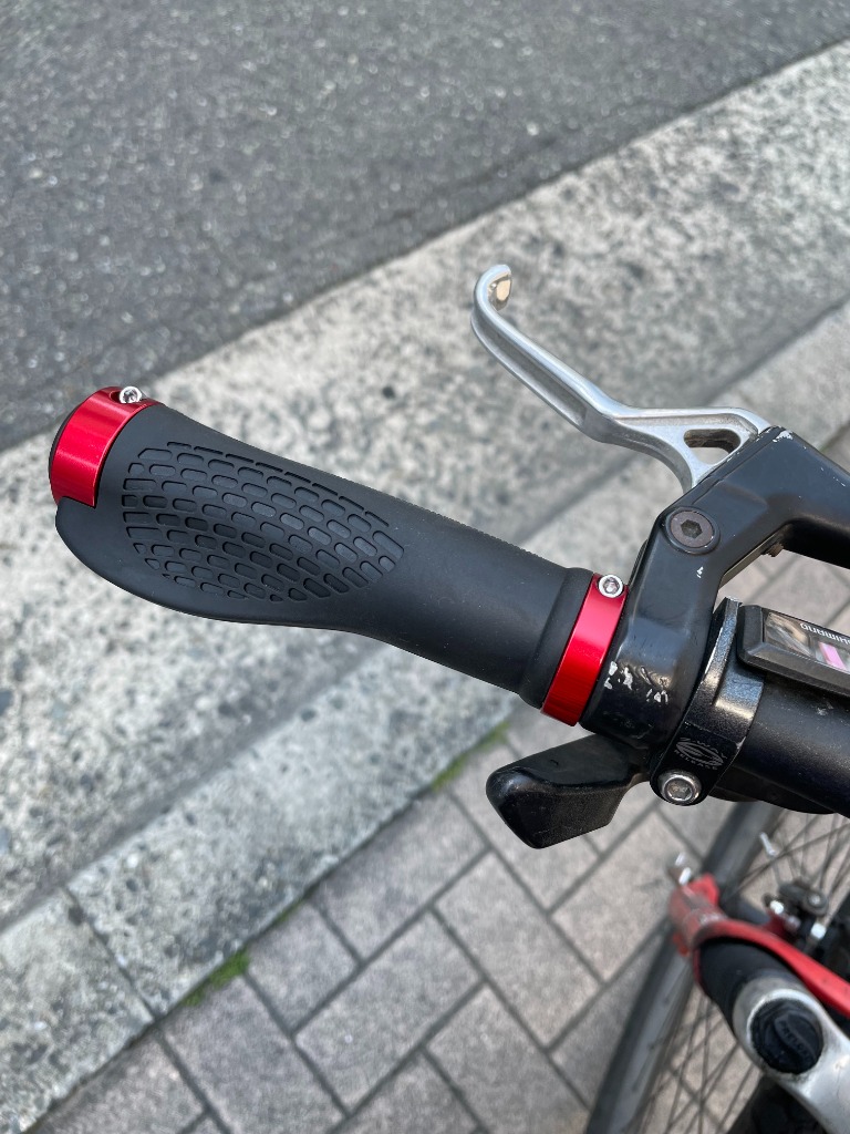 自転車 グリップ 交換 グリップエンド ハンドル クロスバイク