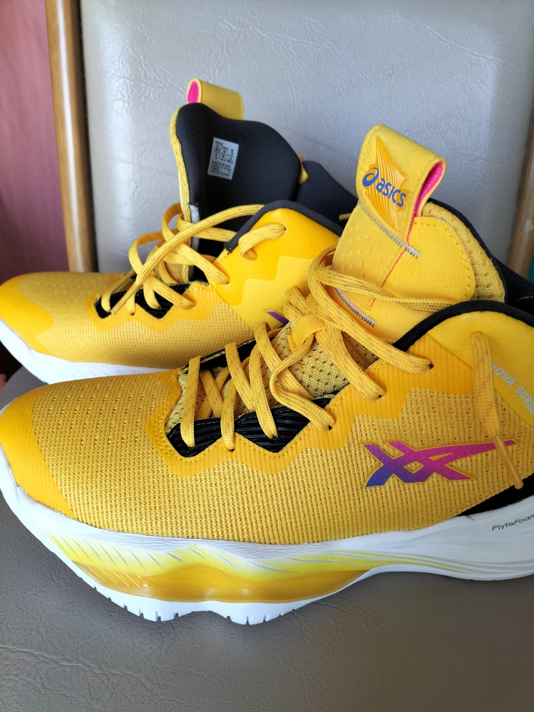 ASICS（アシックス） （メンズ）バスケ シューズ イエロー バッシュ