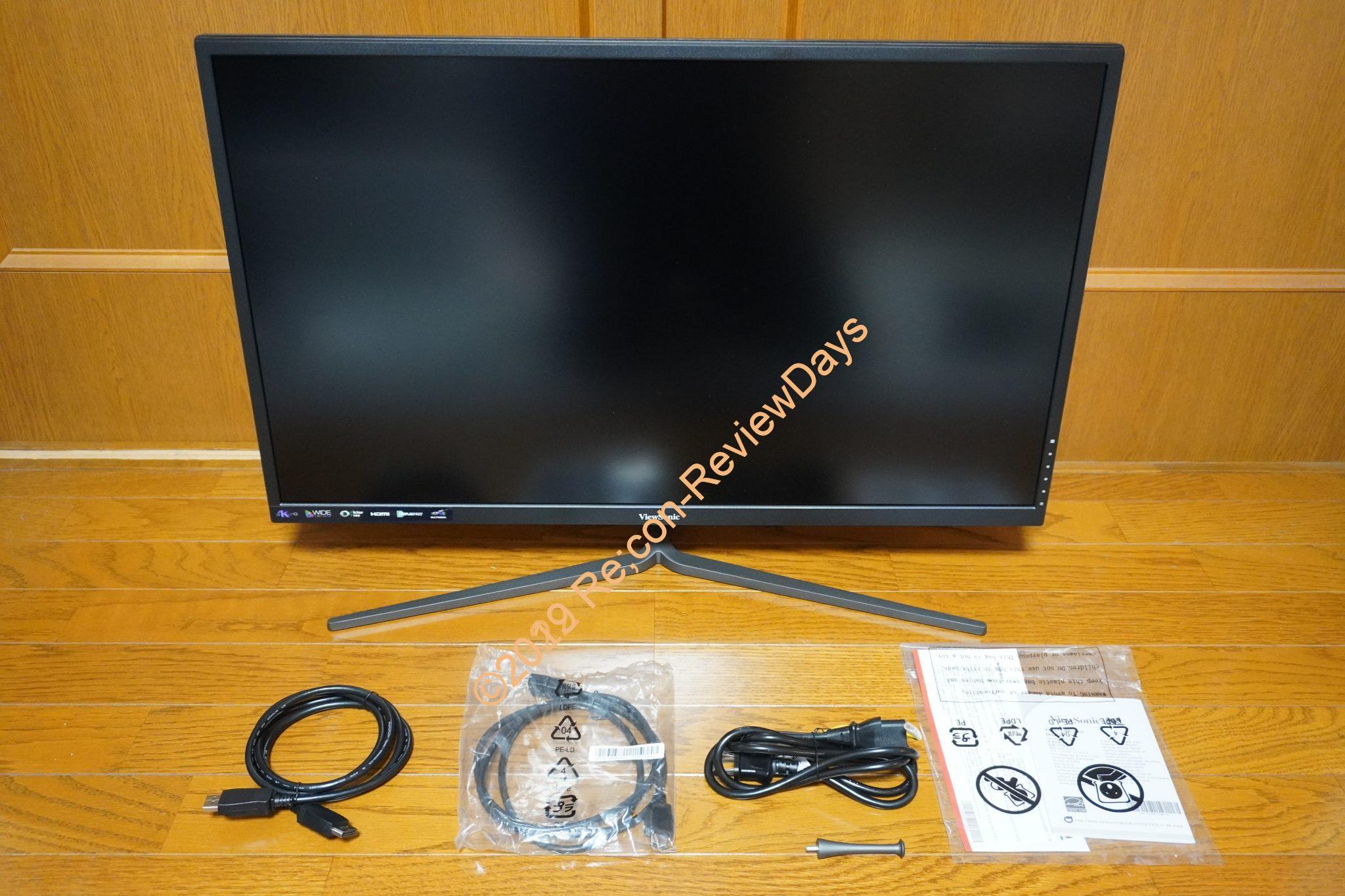 4万円前後で購入できる31.5インチ、4K解像度、VAパネル採用のViewSonic