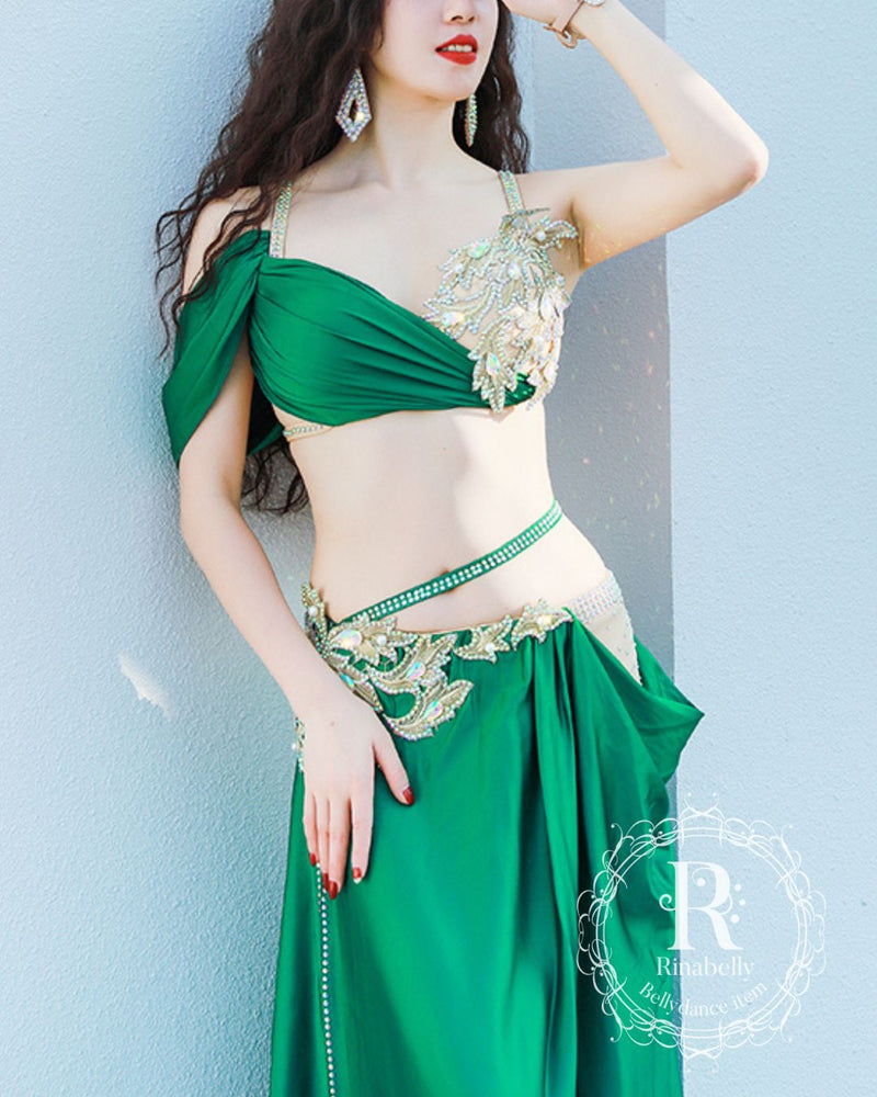 衣装 ブラ ベルト インナーパンツ グリーン コスチューム – ベリー